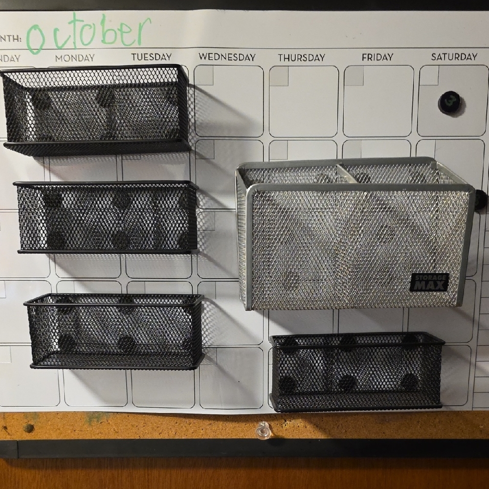 Multiple Magnetic Mesh Baskets
